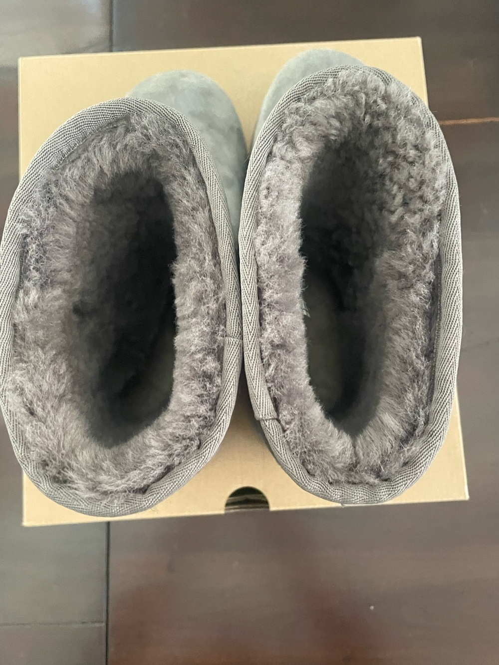 UGG Women's Classic Short Suede Boots in Gray - Picture 4 of 6